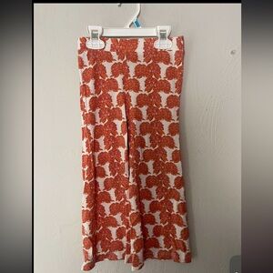 Kate Quinn Terracotta Floral Pants